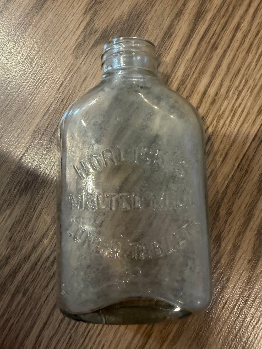1900s Horlicks Malted Milk Racine Wis London Eng Lunch Tablets Vintage 2 bottle